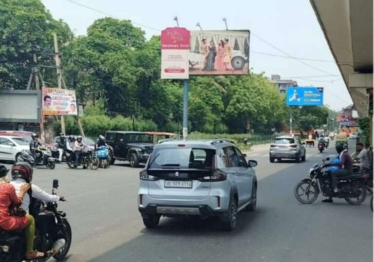 Before Pitampura Metro station Delhi